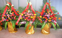 青島開(kāi)業(yè)花籃出租公司的會(huì)議照片