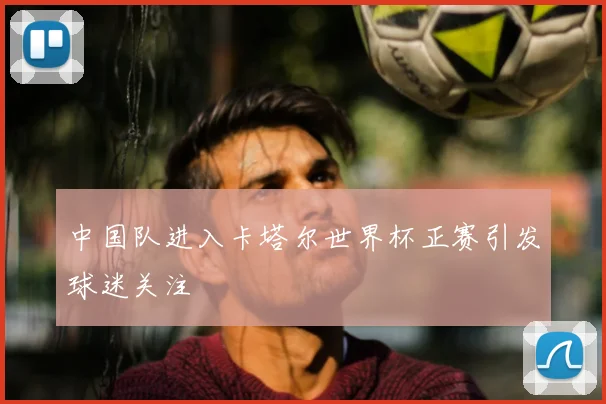 中国队进入卡塔尔世界杯正赛引发球迷关注